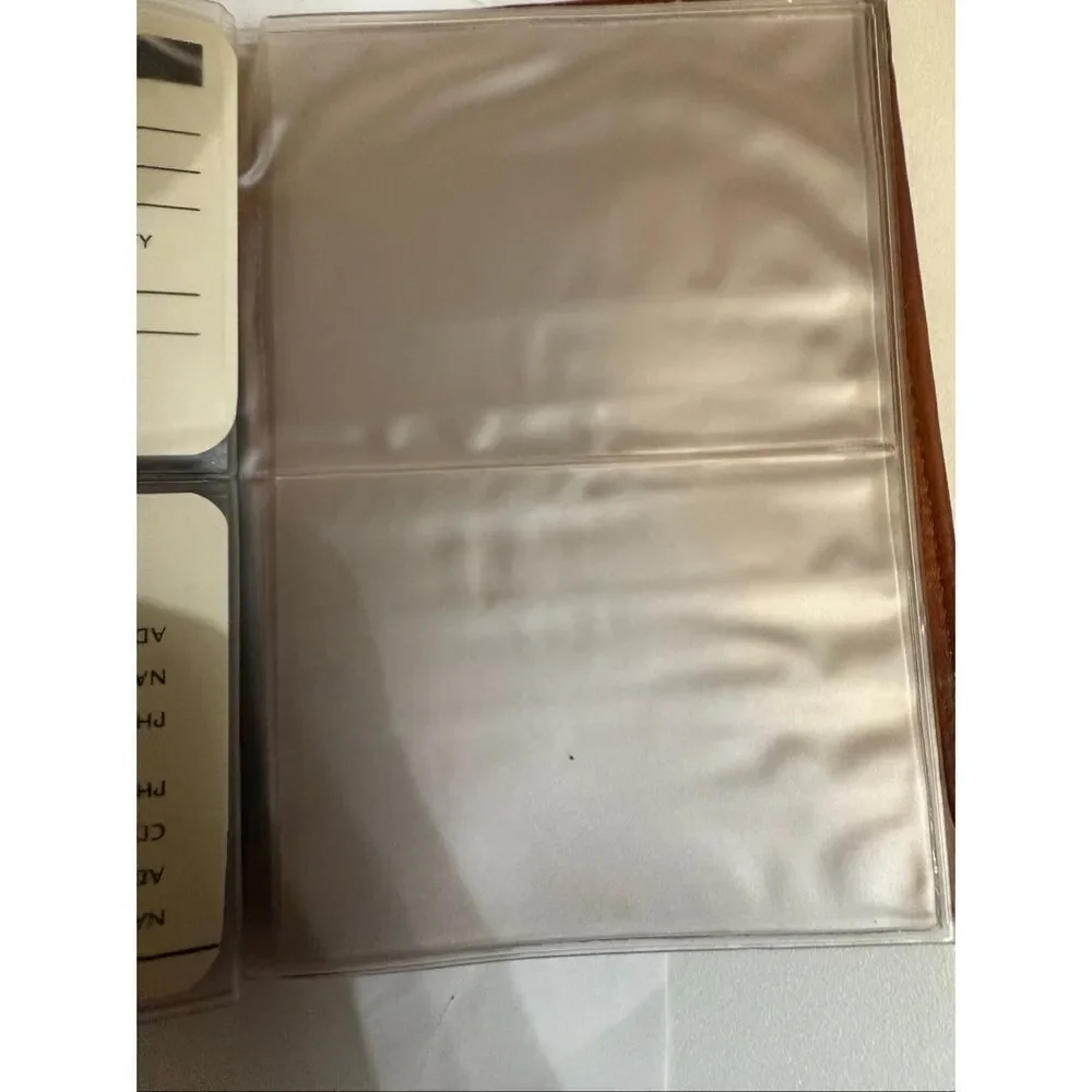 Prince Gardner Unisex Cowhide Leather Bi-fold Card Holder Wallet Tan OS NWOT